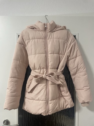 Lange rosa winterjacke mit - lange,