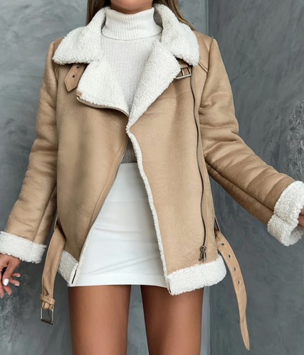 Jacke winterjacke mit - winterjacke, gürtel