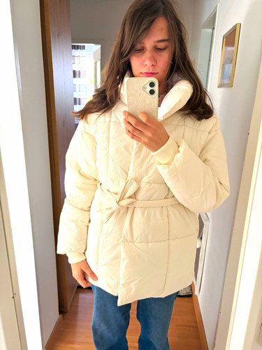 Damen steppjacke weiß - weiß, kurz