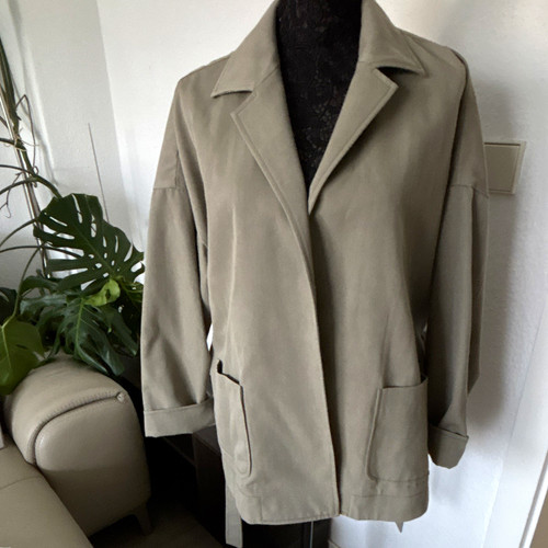 Odeeh jacke kurz grau - jacke, 100%