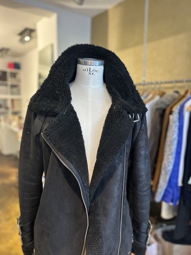 Damen bikerjacke schwarz - schwarz, mit