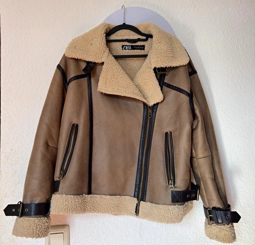 Zara damen fliegerjacke mit - damen,